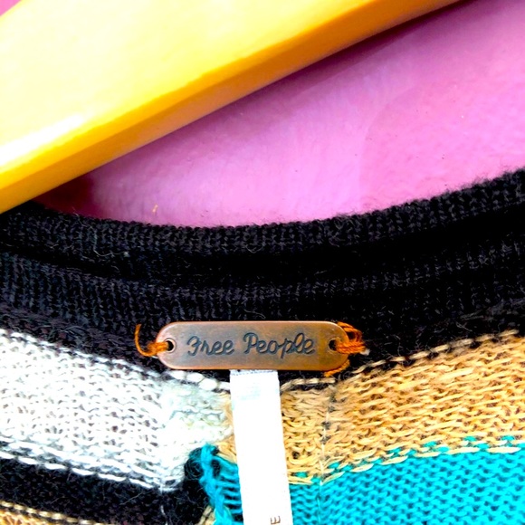 FREE PEOPLE BOHO RARE LINEN DUSTER XS - Picture 5 of 13